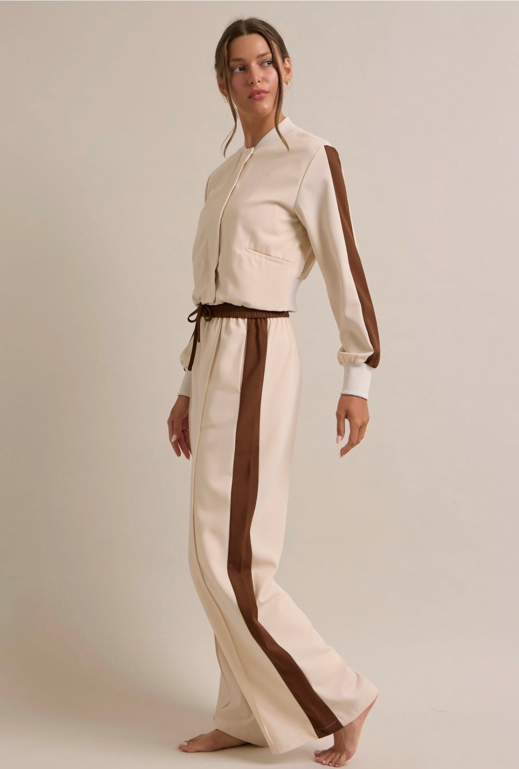 PREORDER 7/10 Sport Set Cream / Brown