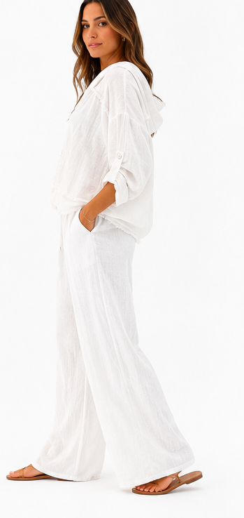 Linen Set 100% Italian White