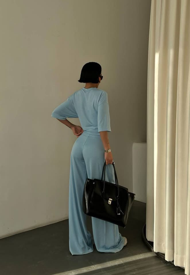 Comfy Set Long Baby Blue