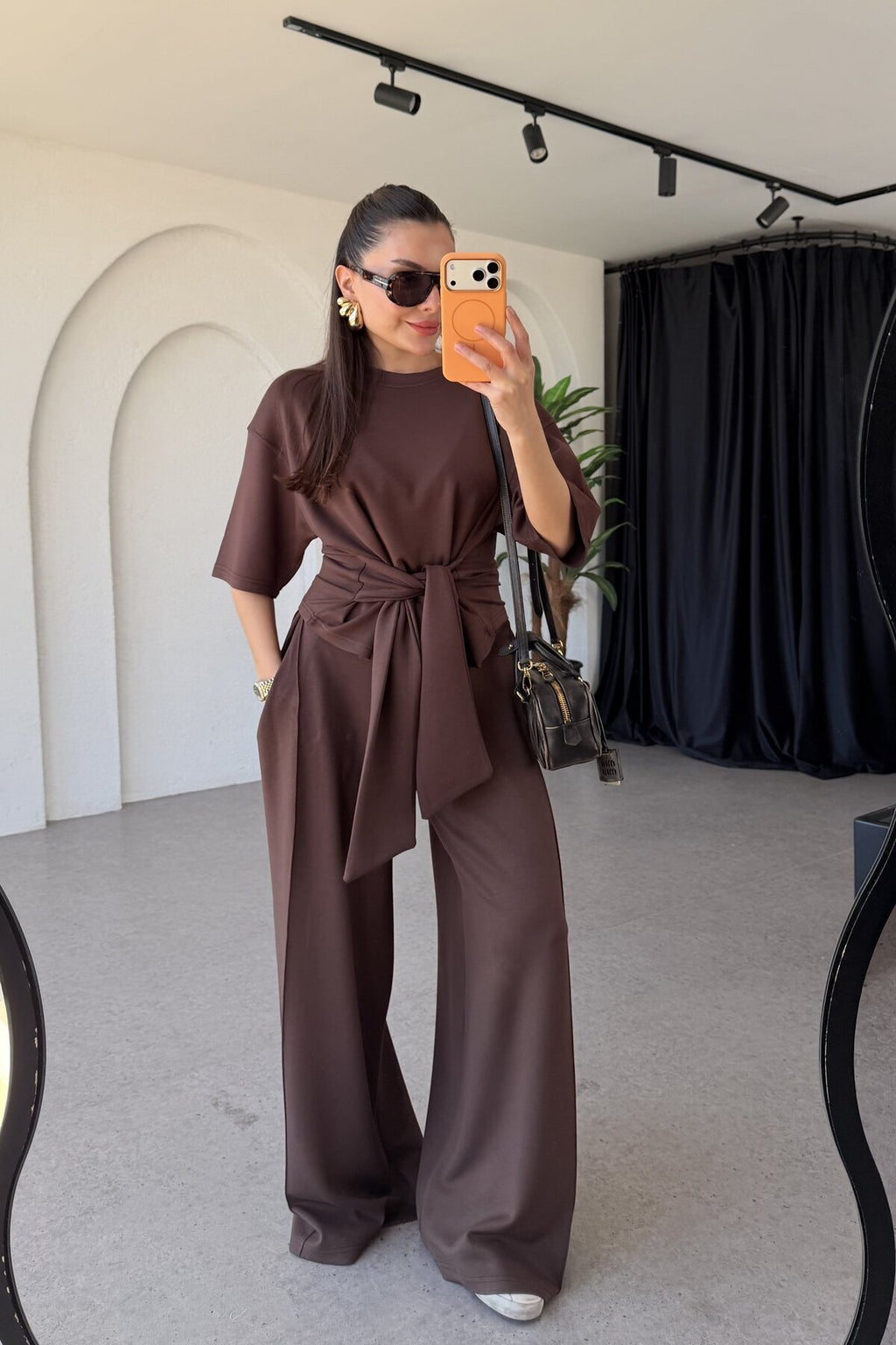 Comfy Set Long Brown