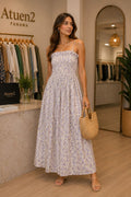 Vestido Floral Lila H&M