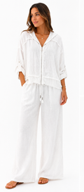 Linen Set 100% Italian White