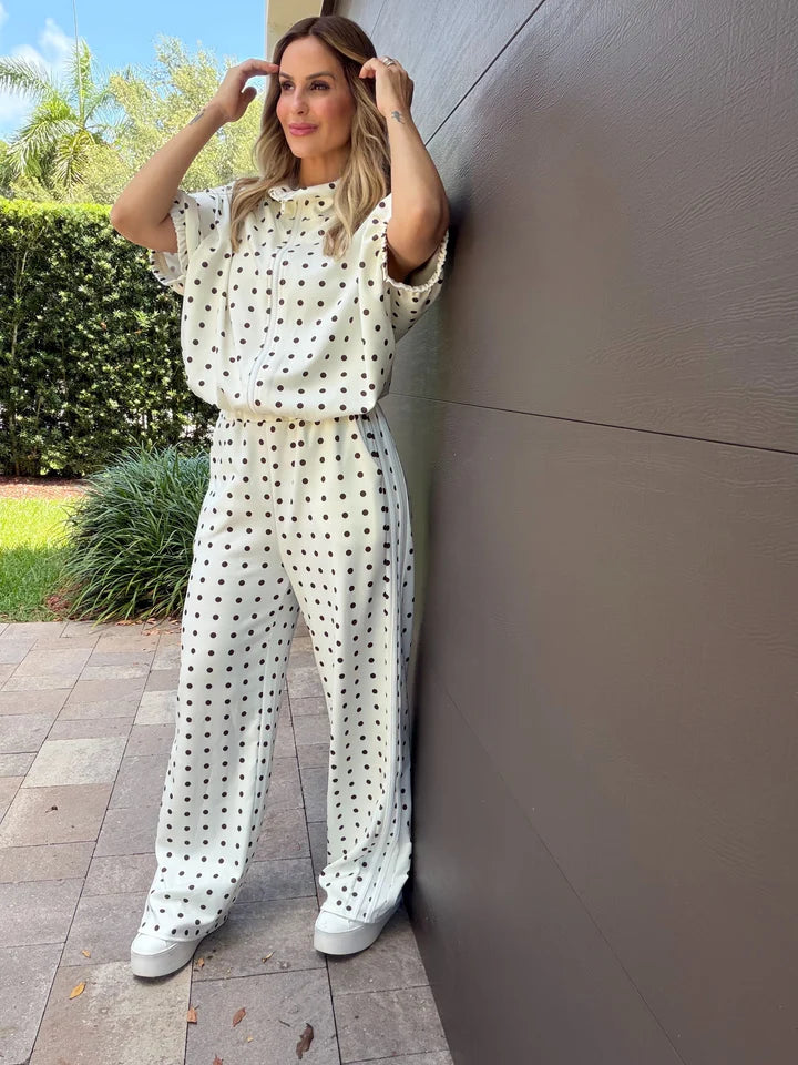 Polkadot Set Off White