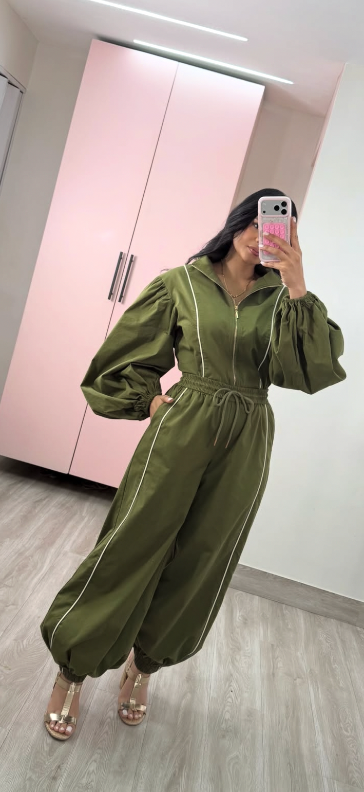 Luxury Set Ivory & Olive Ballom