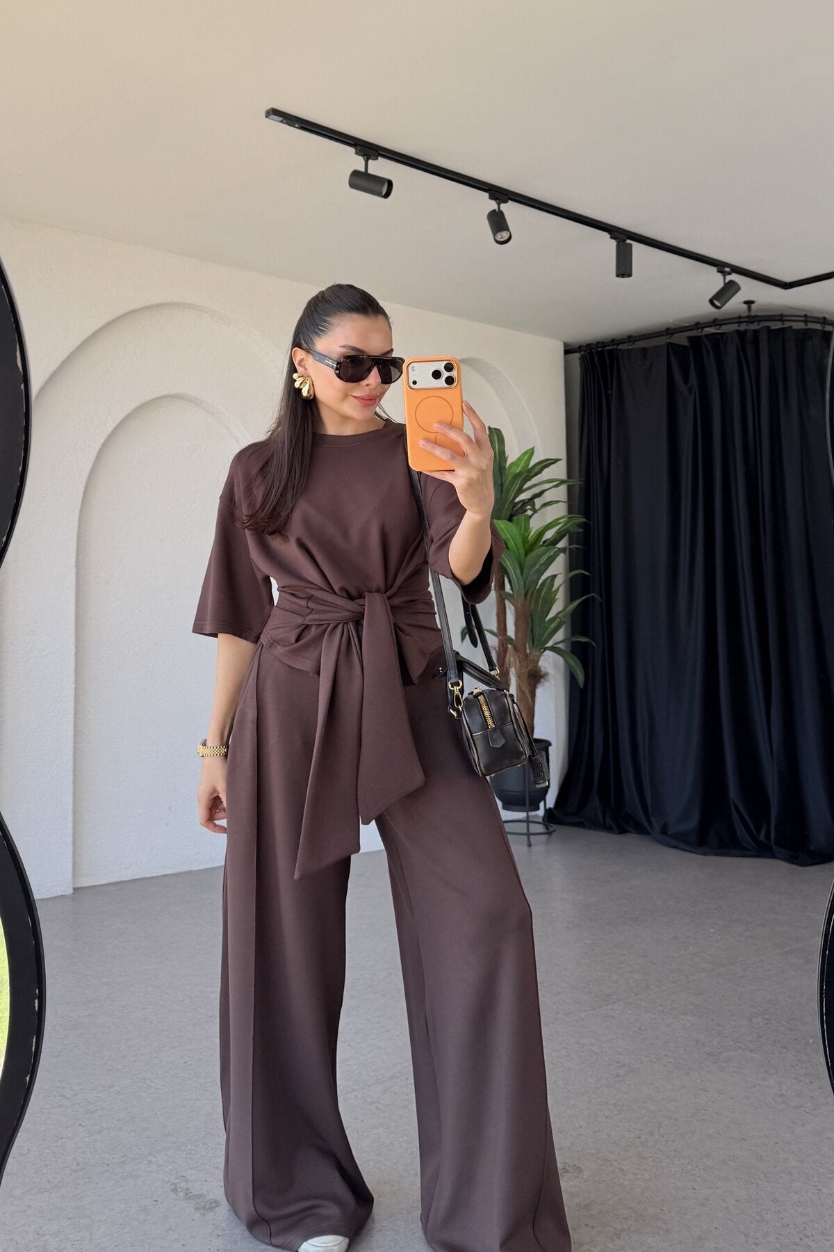 Comfy Set Long Brown