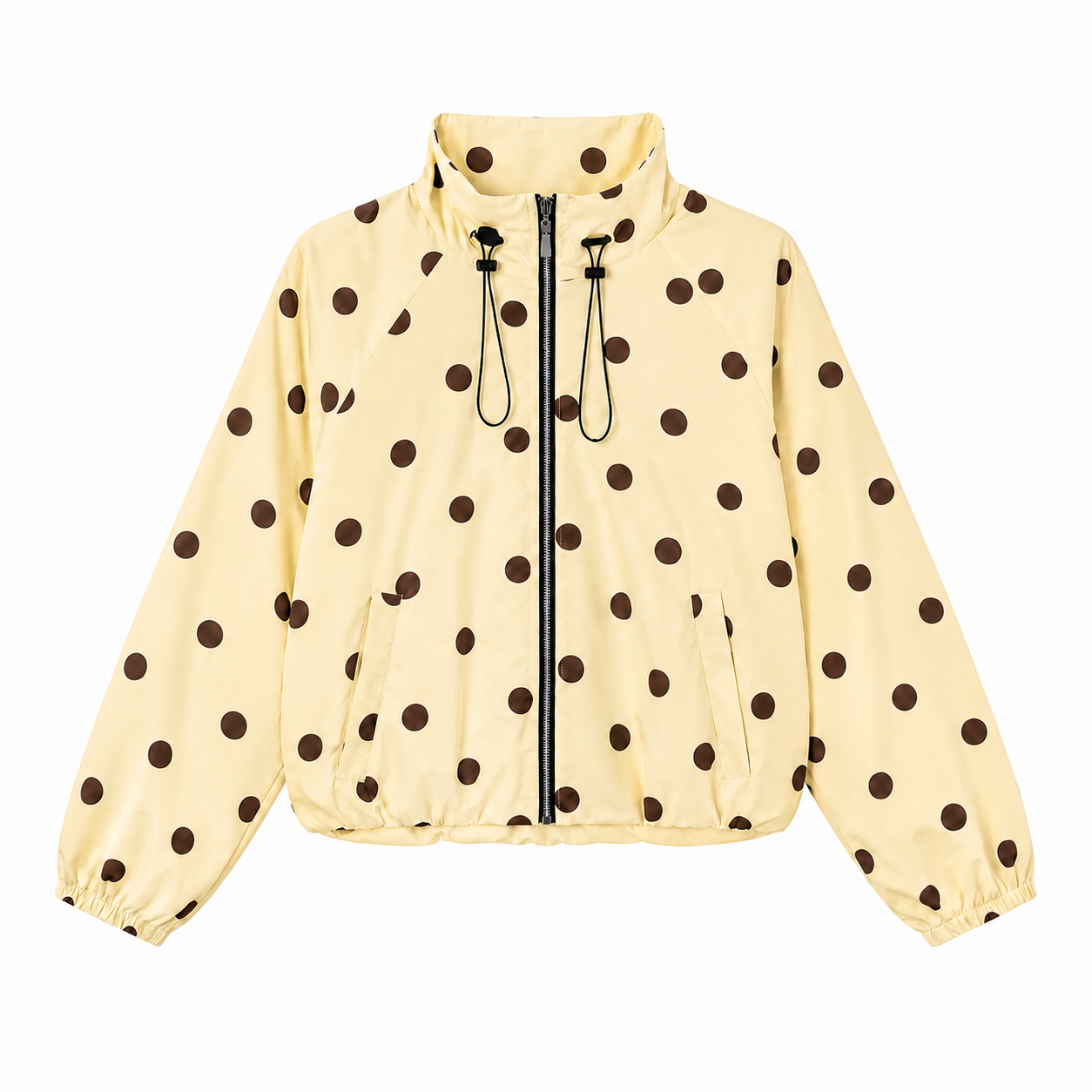 Polkadot Jacket Puffer Light Butter/ Mocha