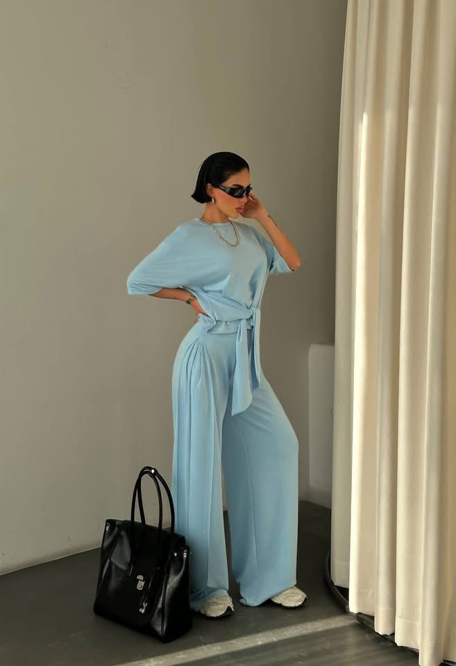 Comfy Set Long Baby Blue