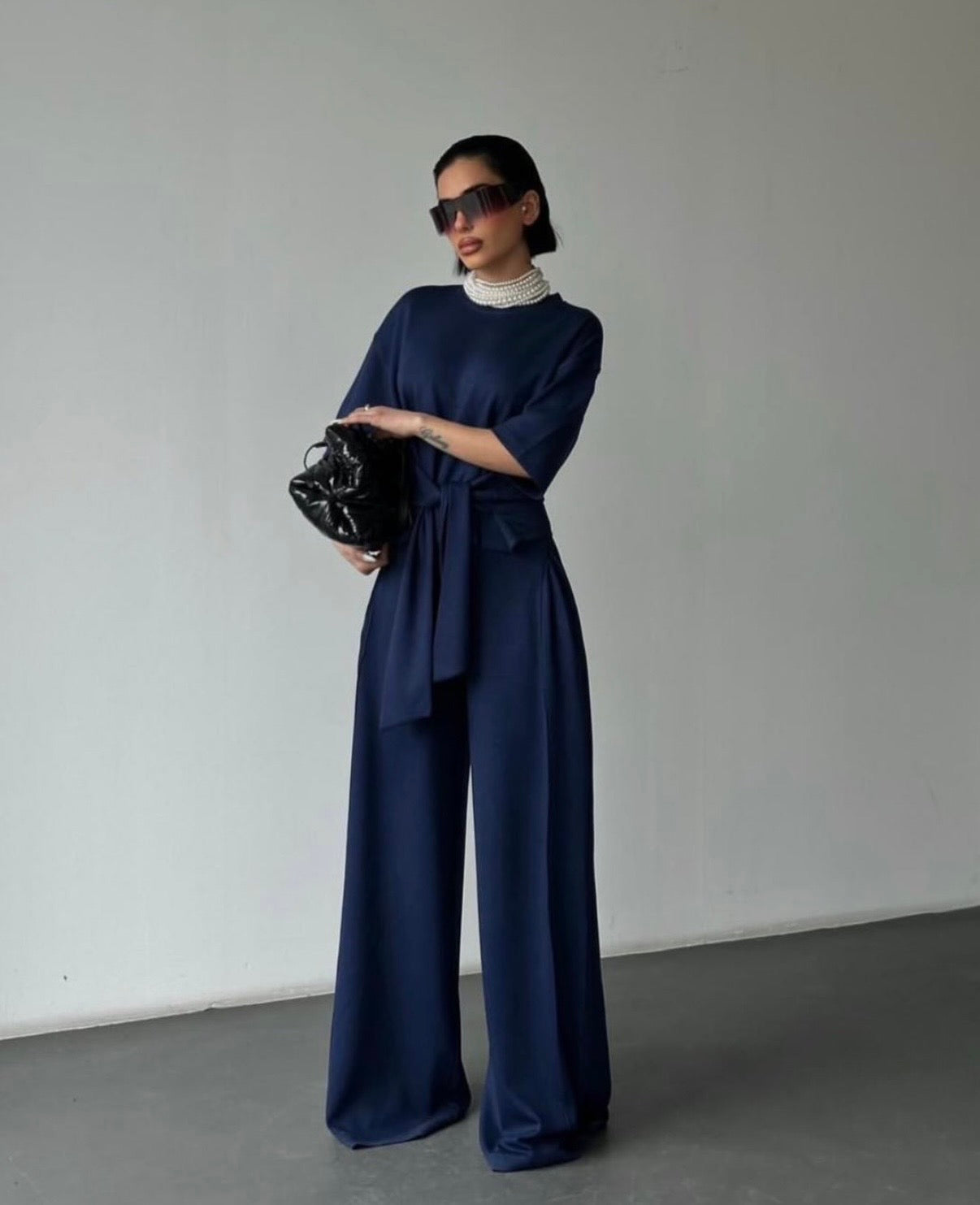 Comfy Set Long Navy Blue