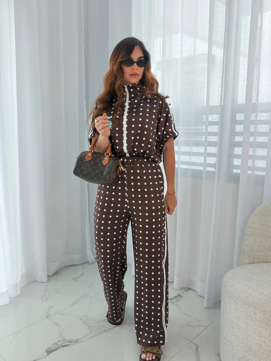 Set Ita Polka Love Brown