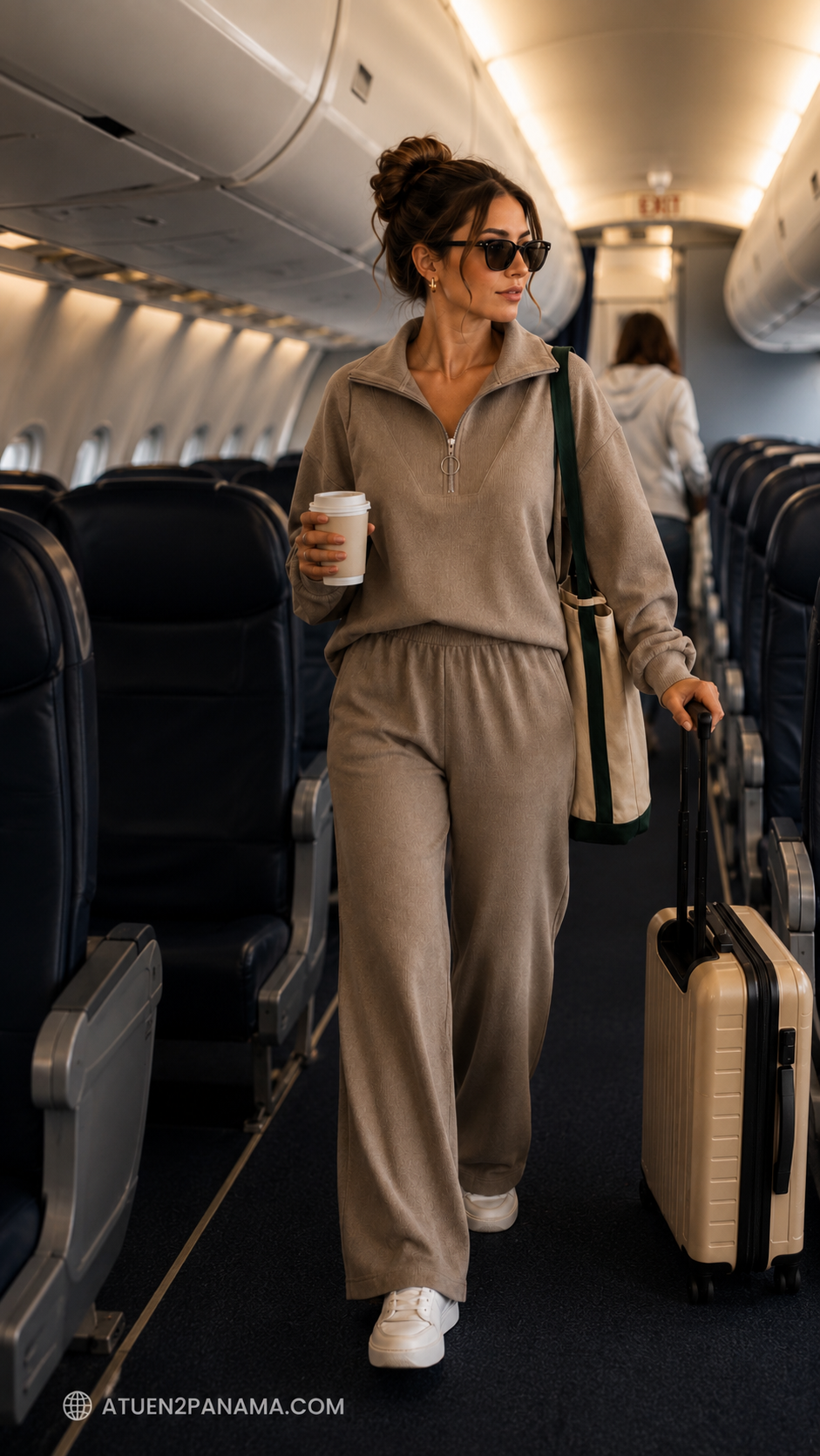 Mocha Airport Zipper Set