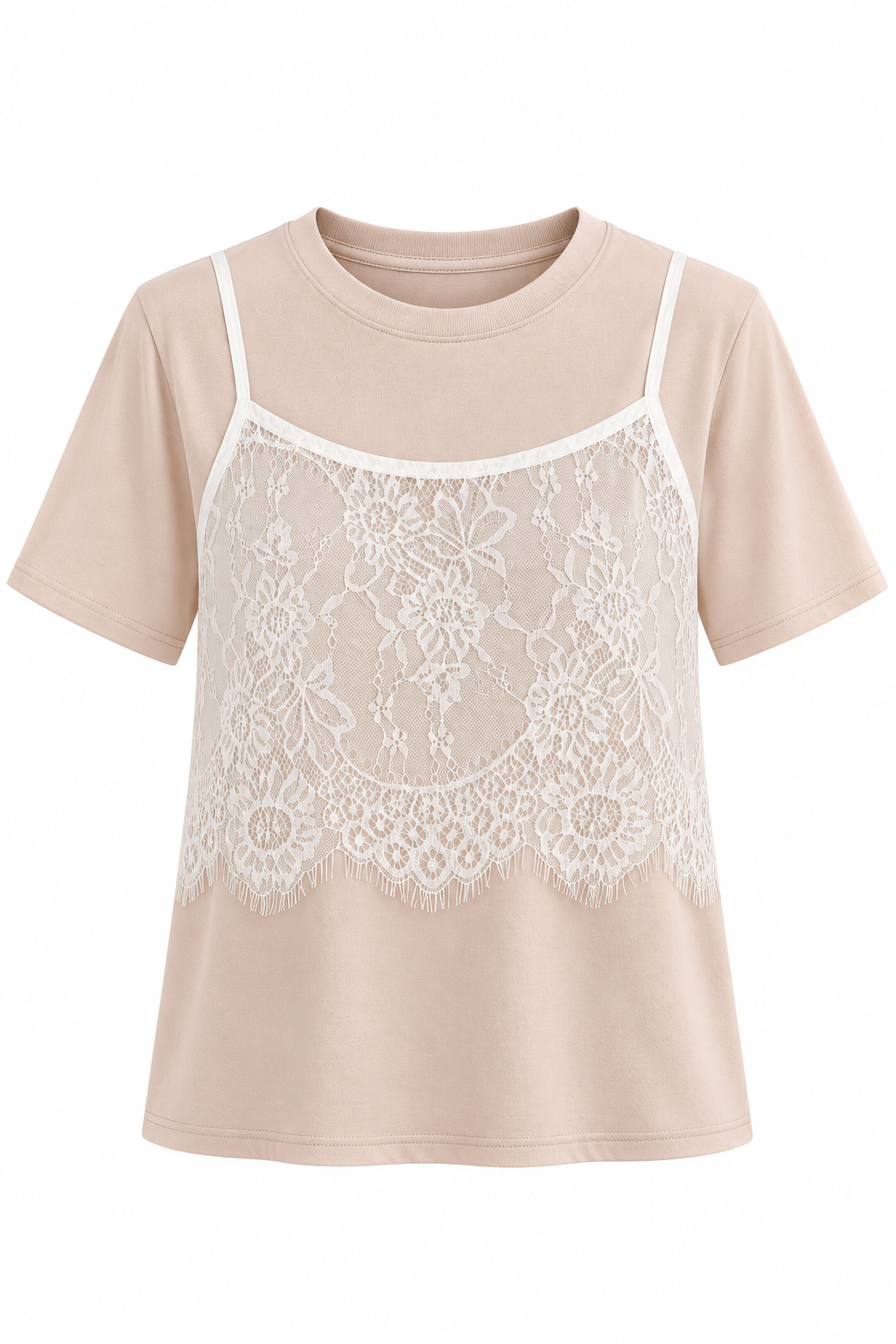 Blouse Charlotte Lace Cream & White