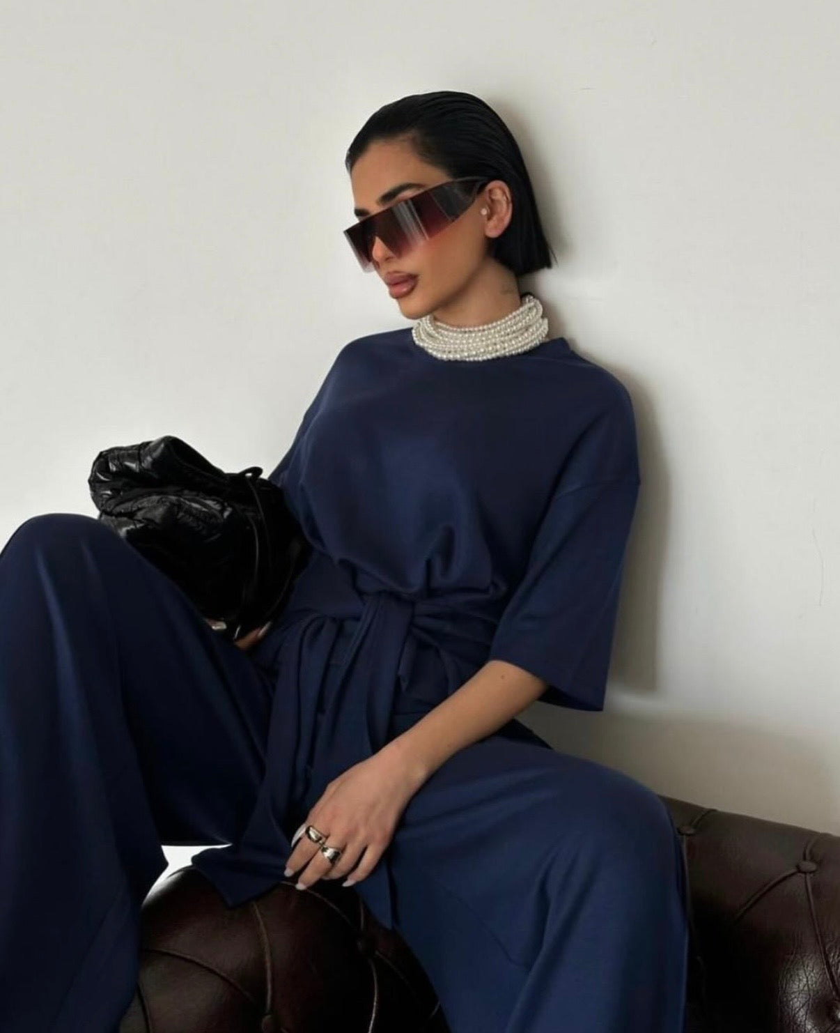 Comfy Set Long Navy Blue