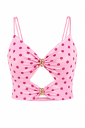 Midnight Polka Top