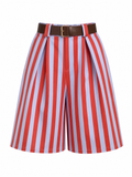 Rojo Azul Bermuda Short Wide L