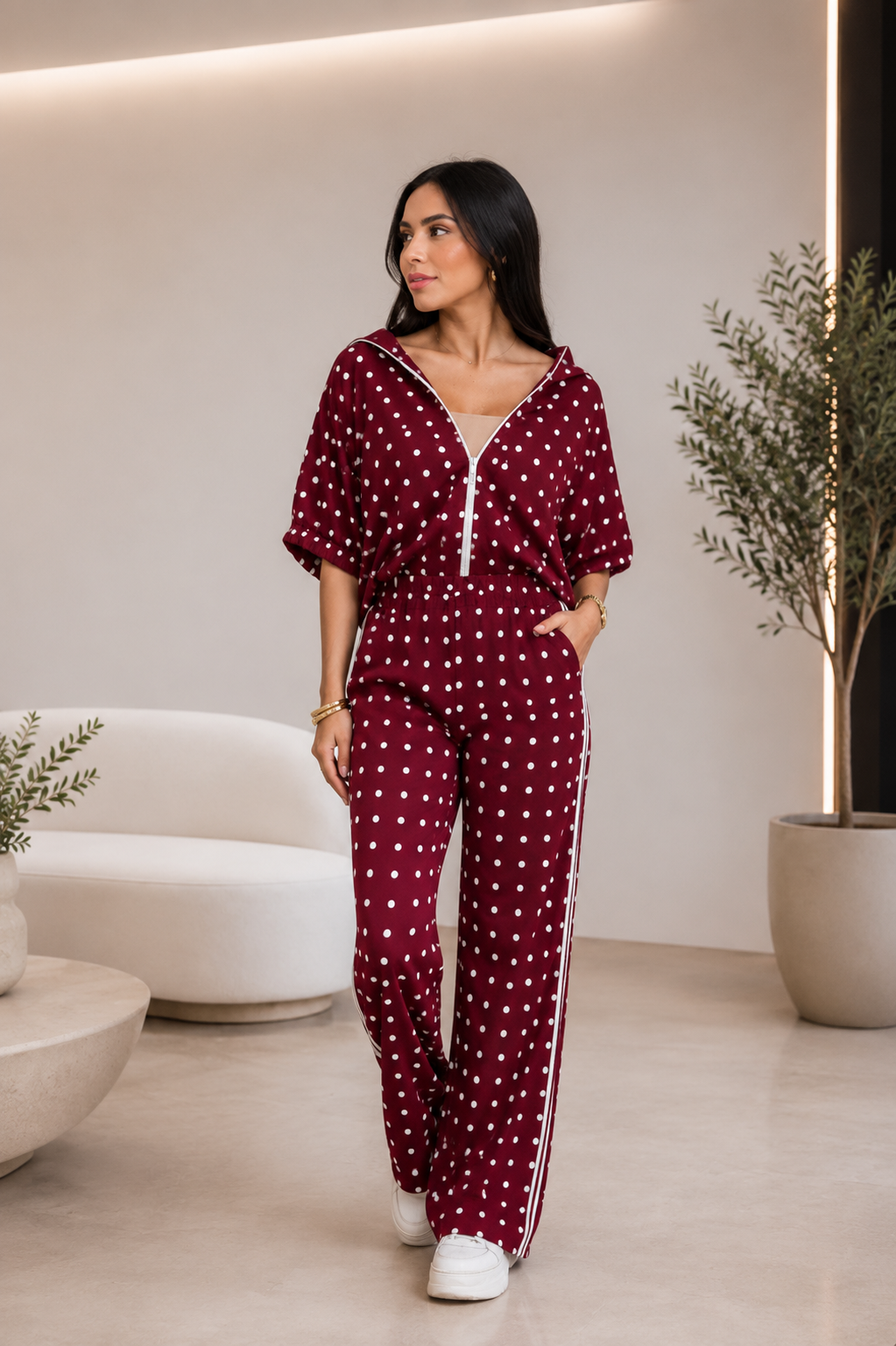 Set Ita Polka Love Wine